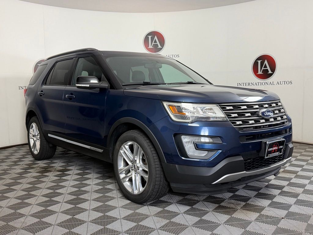 Blue 2017 Ford Explorer XLT AWD SUV / Crossover All-Wheel Drive 6-Speed Automatic