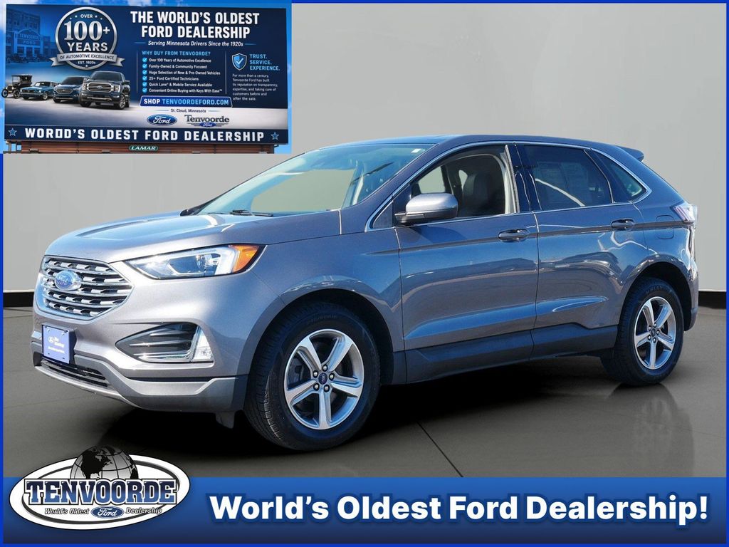 Gray Metallic 2022 Ford Edge SUV / Crossover All-Wheel Drive 8-Speed Automatic