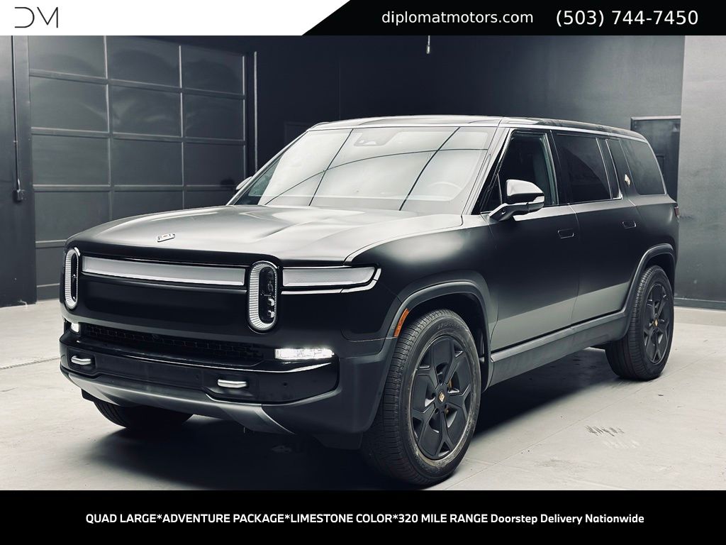 Gray 2024 Rivian R1S SUV / Crossover All-Wheel Drive 1-Speed Automatic