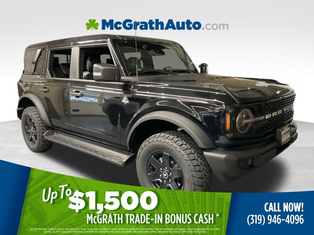 Shadow Black 2025 Ford Bronco Outer Banks 4-Door 4WD SUV / Crossover Four-Wheel Drive Automatic