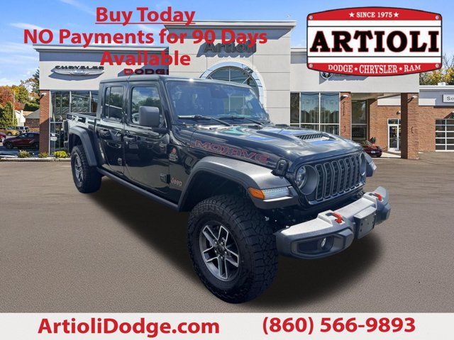 Black Clearcoat 2026 Jeep Gladiator Pickup Truck Four-Wheel Drive 8-Speed Automatic