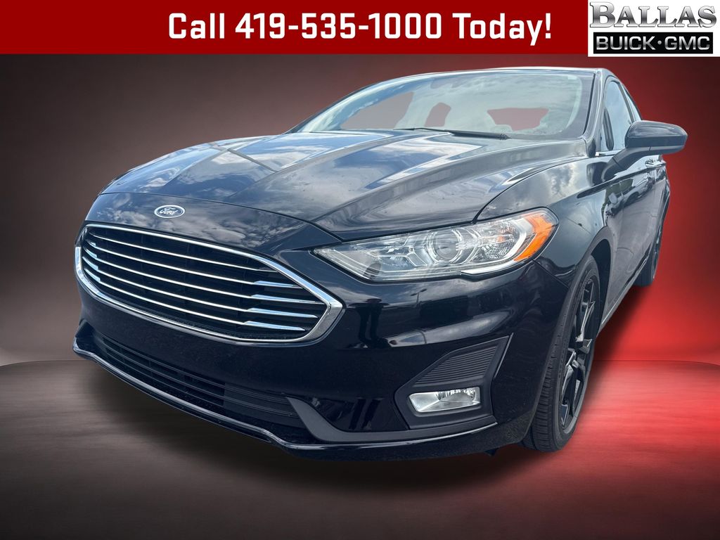Black Metallic 2020 Ford Fusion Sedan Front-Wheel Drive 6-Speed Automatic