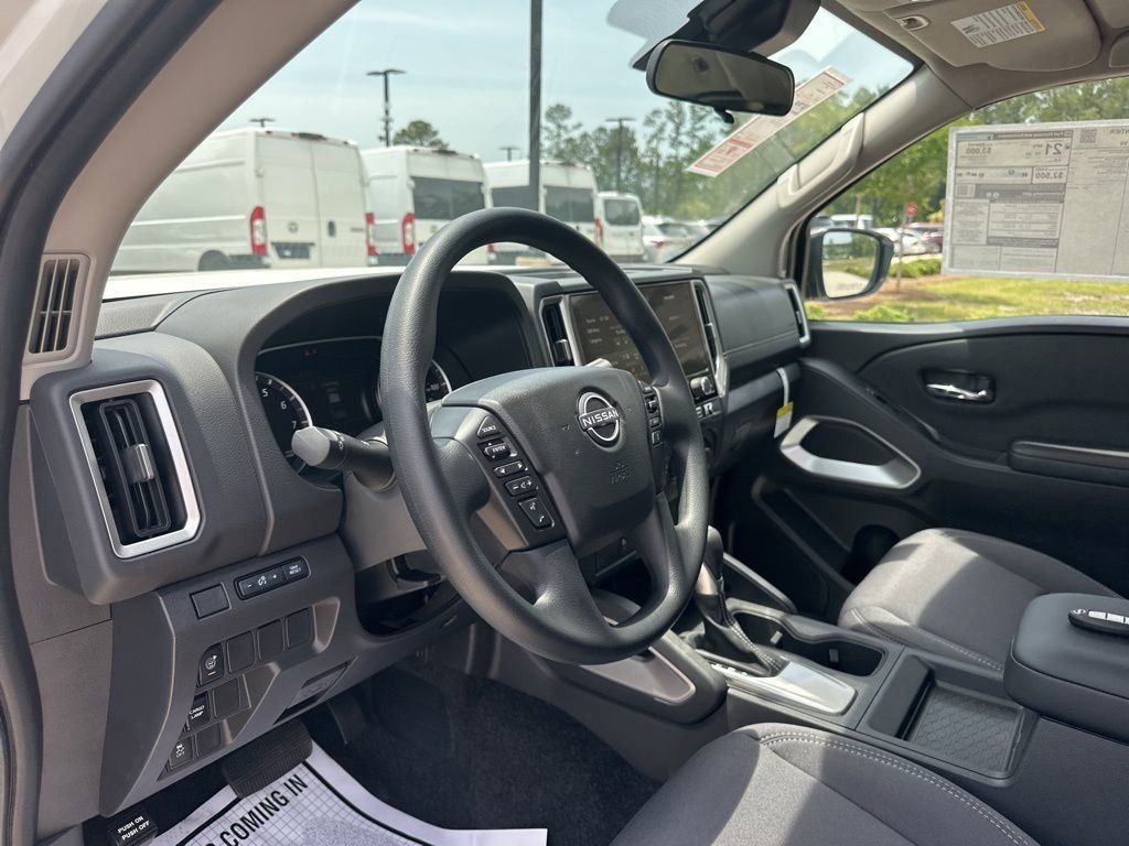 2025 Glacier White Nissan Frontier SV RWD Truck