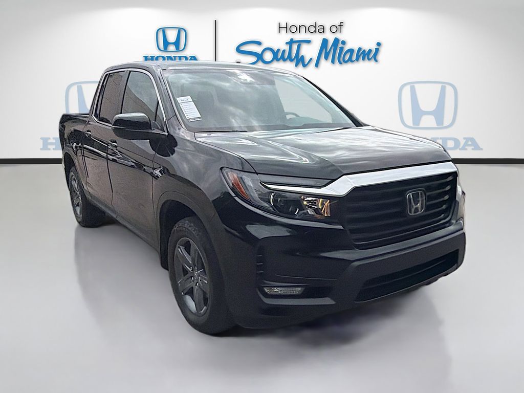 Crystal Black Pearl 2023 Honda Ridgeline Pickup Truck All-Wheel Drive Automatic