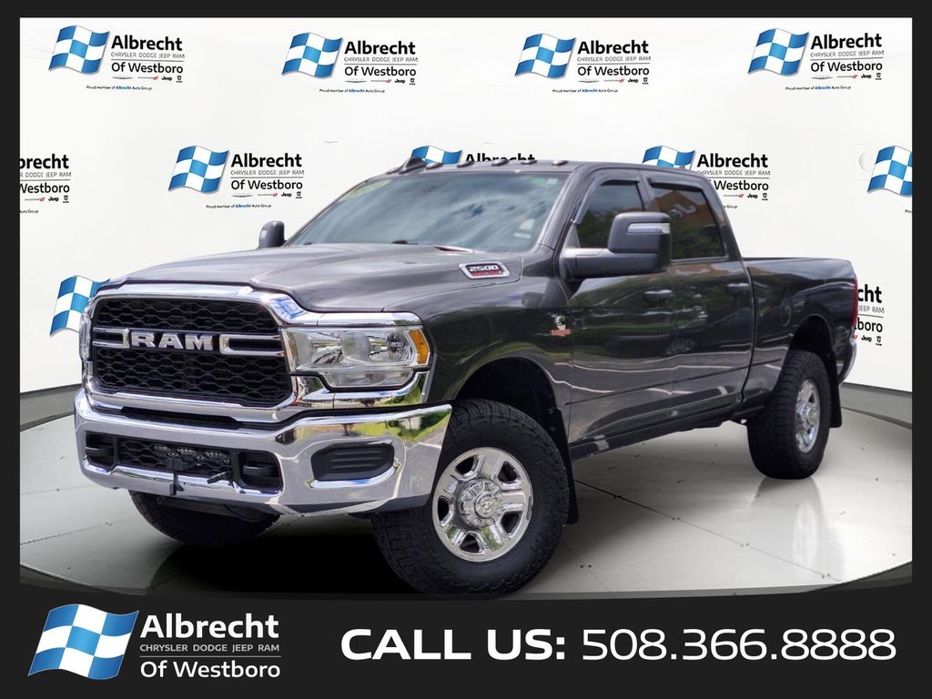 Gray (Granite Crystal Metallic Clearcoat) 2024 RAM 2500 Pickup Truck Four-Wheel Drive 6-Speed Automatic