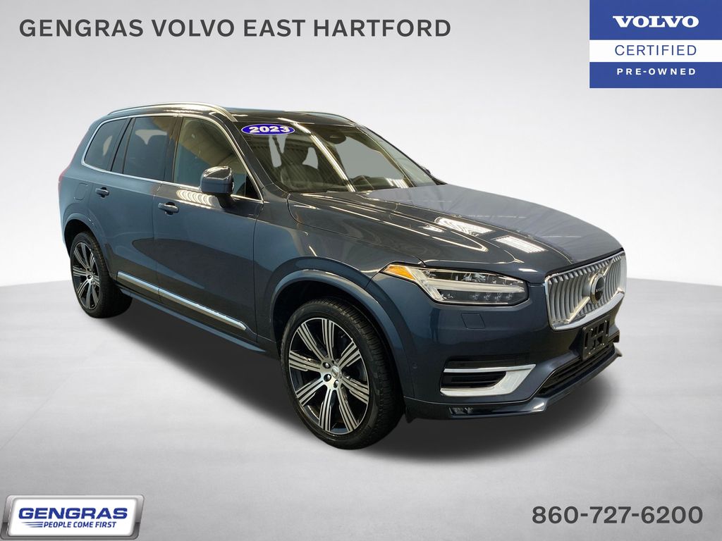Denim Blue Metallic 2023 Volvo XC90 B6 Ultimate Bright Theme 6-Passenger AWD SUV / Crossover All-Wheel Drive Automatic