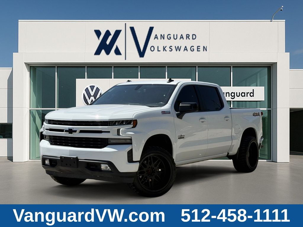 Summit White 2021 Chevrolet Silverado 1500 Pickup Truck Four-Wheel Drive 8-Speed Automatic
