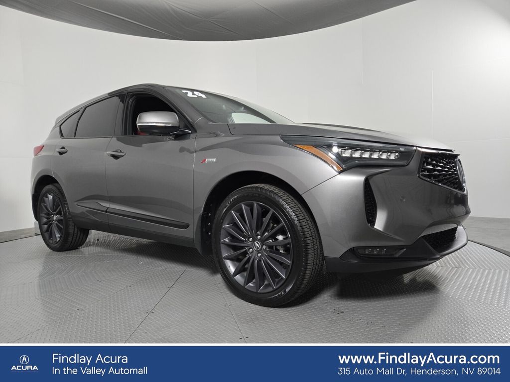 Liquid Carbon Metallic 2024 Acura RDX SUV / Crossover All-Wheel Drive Automatic