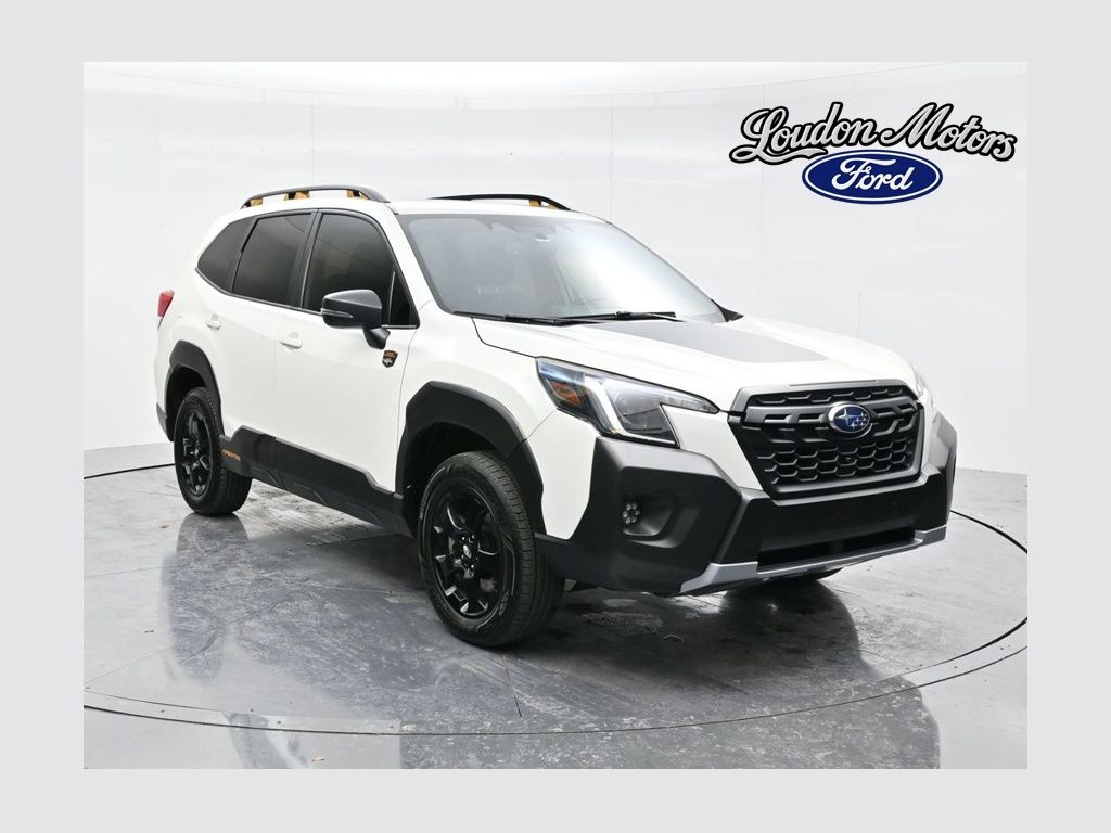 Crystal White Pearl 2023 Subaru Forester Wilderness Crossover AWD SUV / Crossover All-Wheel Drive Continuously Variable Transmission