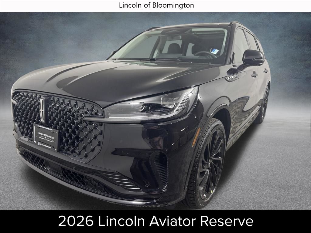 Black 2026 Lincoln Aviator Reserve AWD SUV / Crossover All-Wheel Drive Automatic
