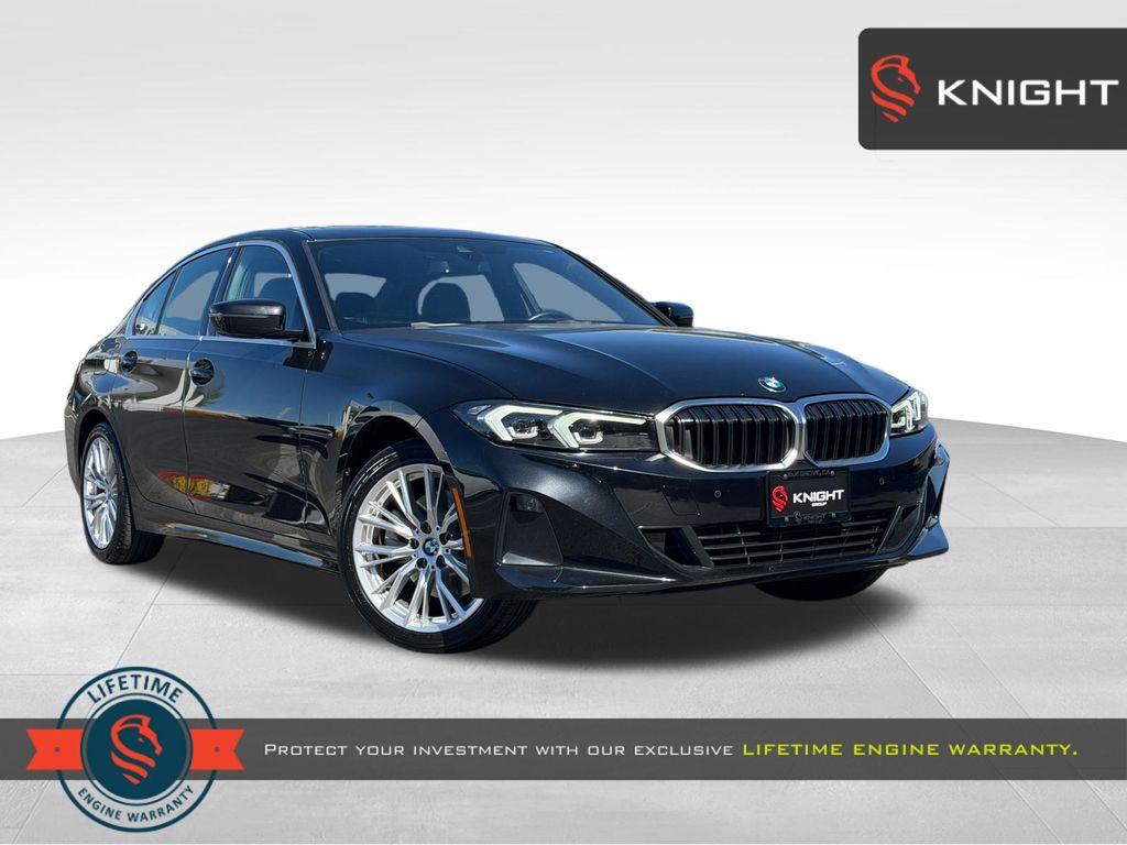 Black Sapphire Metallic 2024 BMW 3 Series Sedan Rear-Wheel Drive 8-Speed Automatic