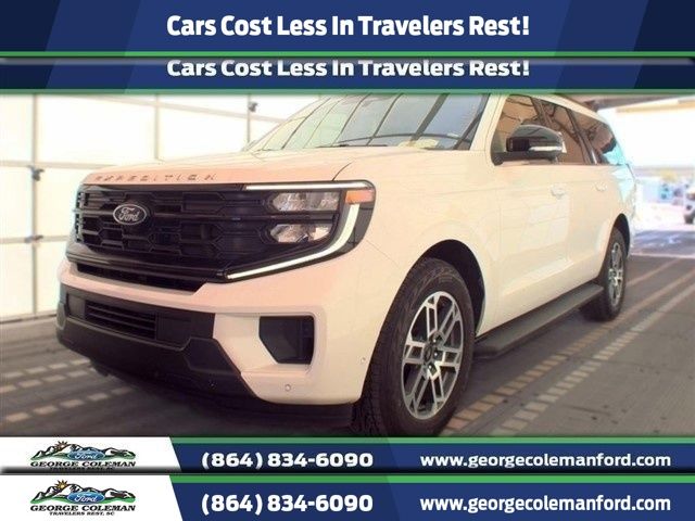 Star White Metallic Tri-Coat 2025 Ford Expedition SUV / Crossover Four-Wheel Drive Automatic