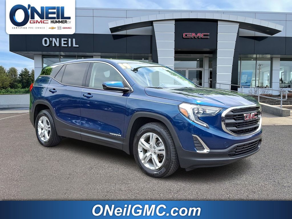 Blue Emerald Metallic 2019 GMC Terrain SLE SUV / Crossover Front-Wheel Drive 9-Speed Automatic