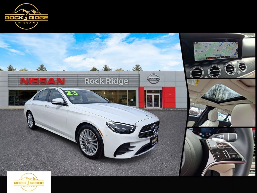 Polar White 2023 Mercedes-Benz E-Class Sedan All-Wheel Drive 9-Speed Automatic