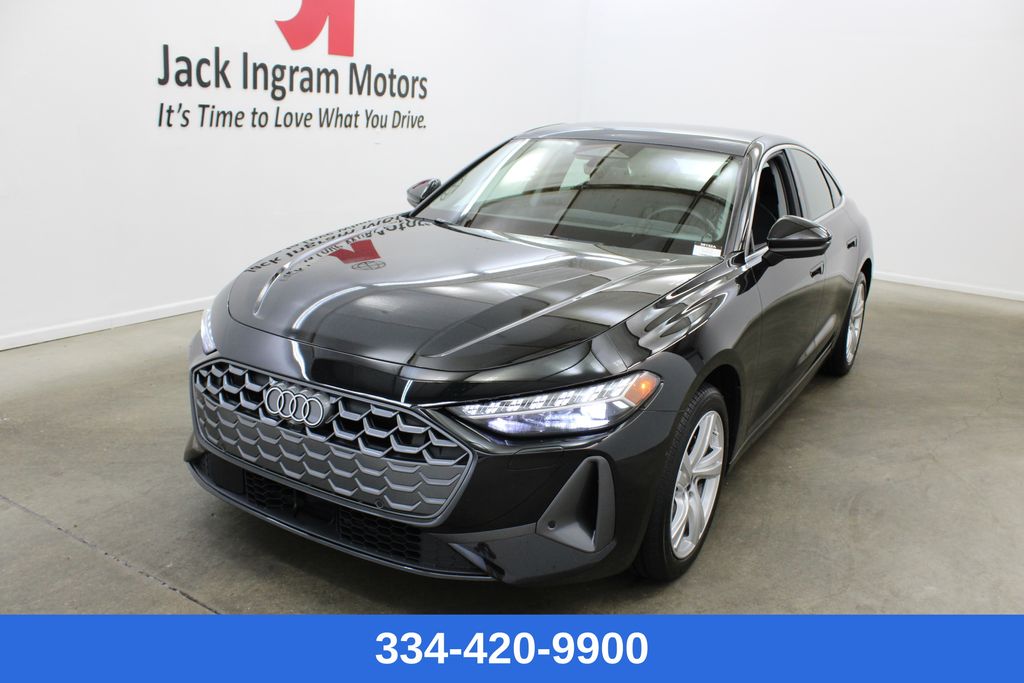 Black Metallic 2025 Audi A5 Sedan All-Wheel Drive 7-Speed Automatic