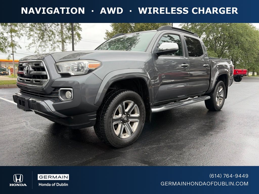 Magnetic Gray Metallic 2016 Toyota Tacoma Pickup Truck Four-Wheel Drive 6-Speed Automatic