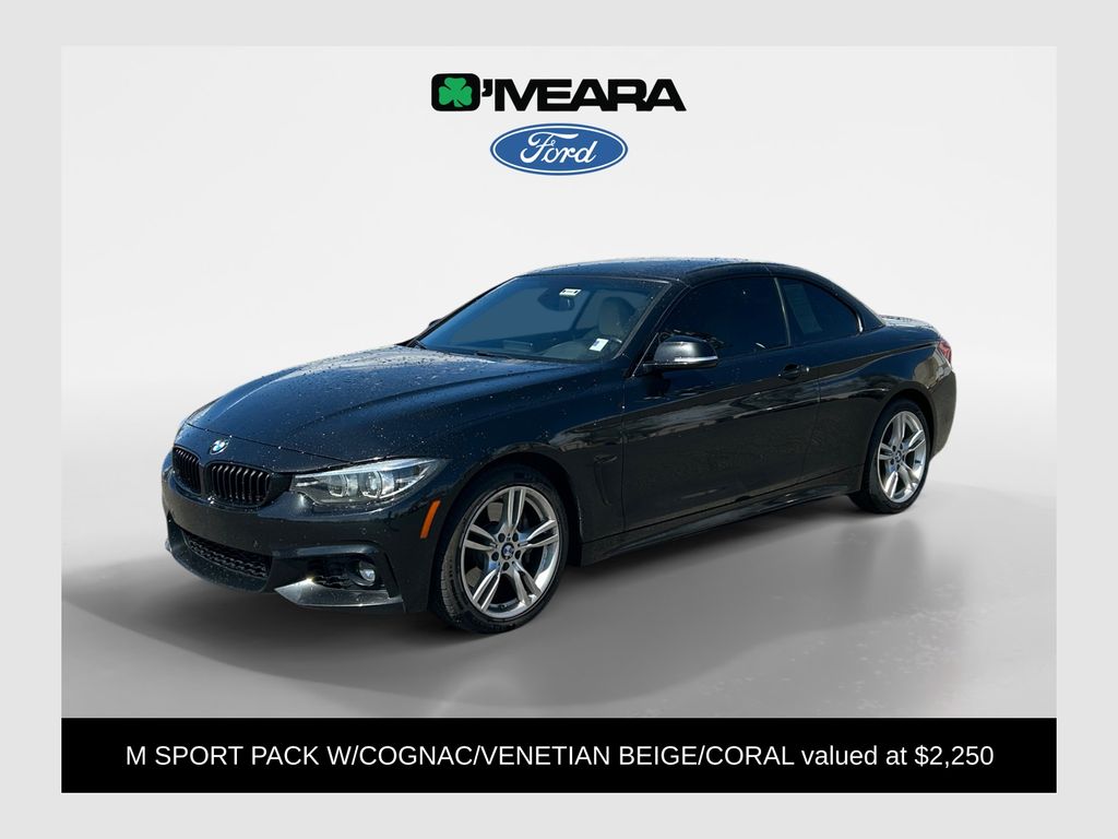 Black Sapphire Metallic 2018 BMW 4 Series 440i xDrive Convertible AWD Convertible All-Wheel Drive 8-Speed Automatic