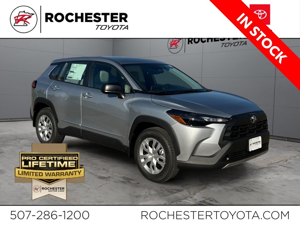 Silver 2026 Toyota Corolla Cross SUV / Crossover All-Wheel Drive Continuously Variable Transmission