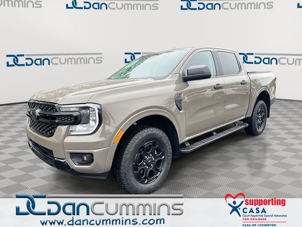 Marsh Gray 2025 Ford Ranger XLT SuperCrew 4WD Pickup Truck Four-Wheel Drive Automatic