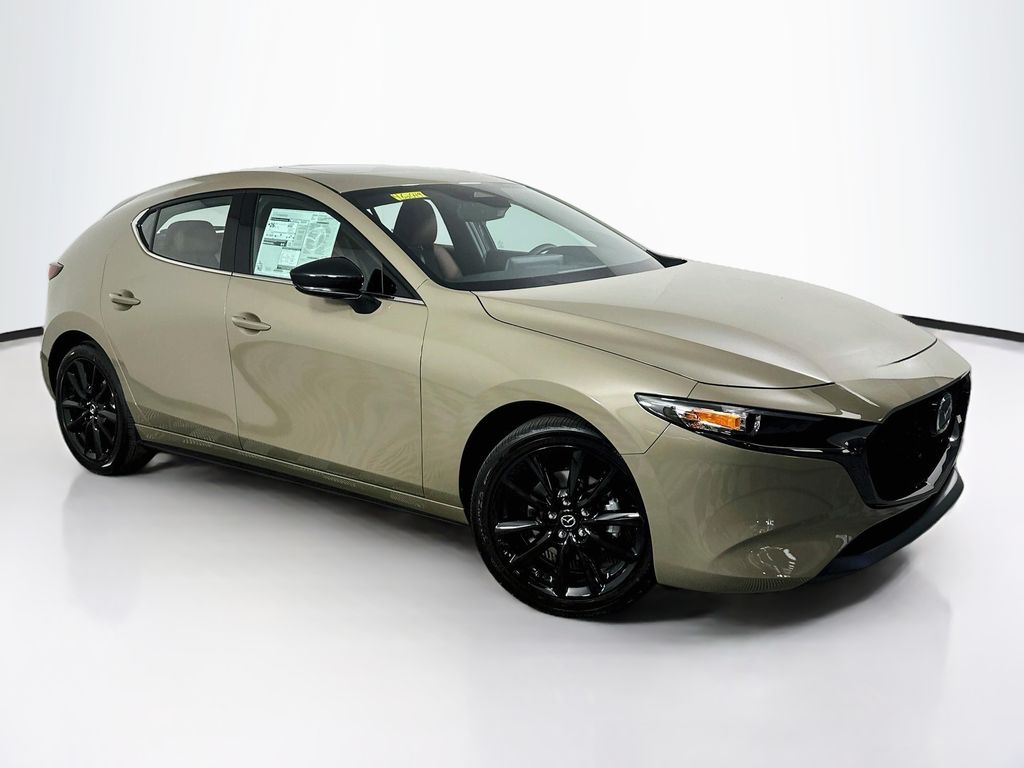 Zircon Sand Metallic 2025 Mazda MAZDA3 Hatchback All-Wheel Drive 6-Speed Automatic