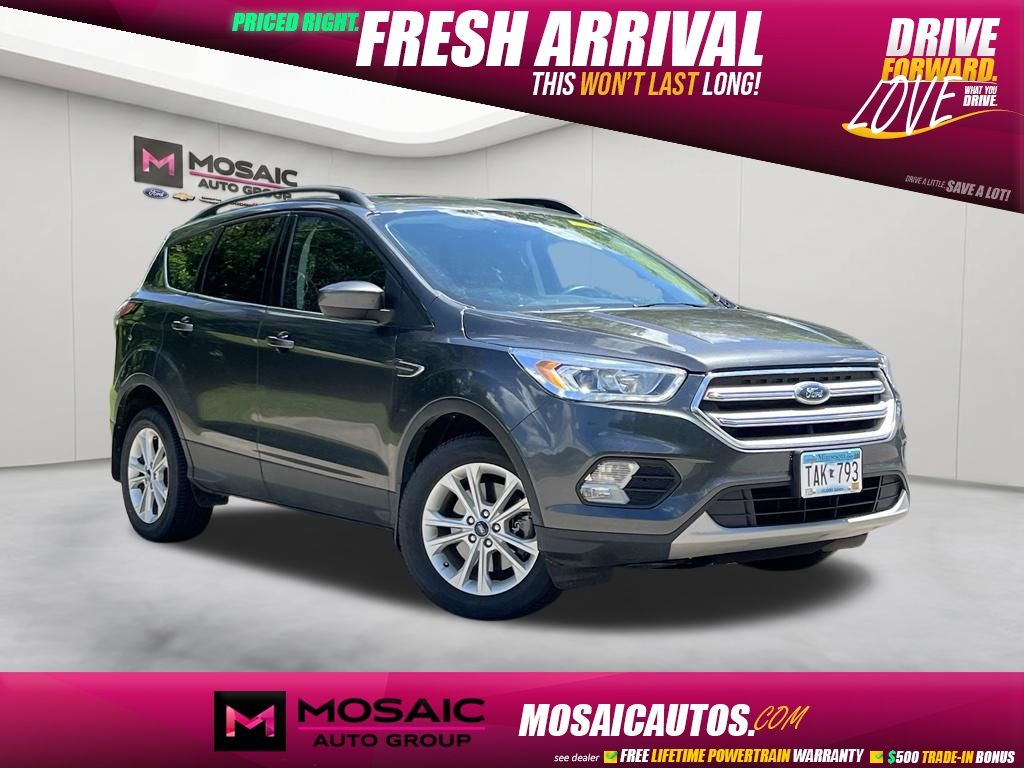 Gray (Magnetic) 2018 Ford Escape SEL AWD SUV / Crossover All-Wheel Drive 6-Speed Automatic