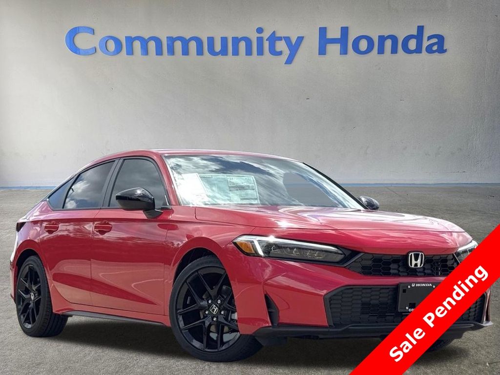 2026 Honda Civic Sport Red at Community Honda