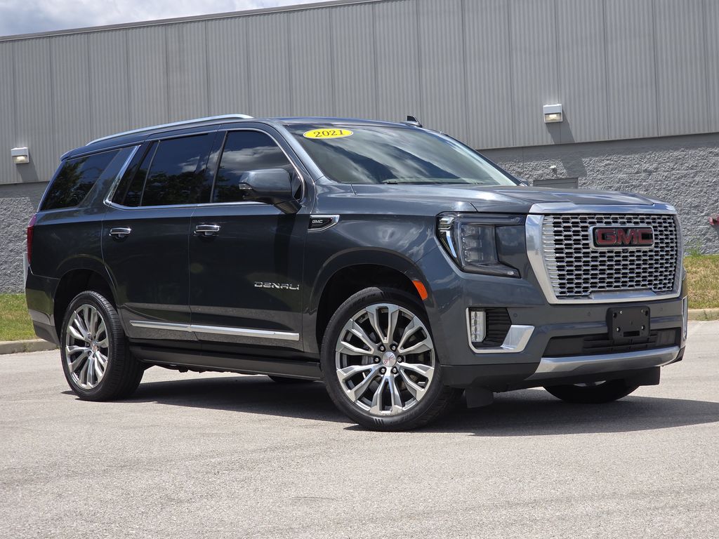 Gray (Dark Sky Metallic) 2021 GMC Yukon SUV / Crossover Four-Wheel Drive 