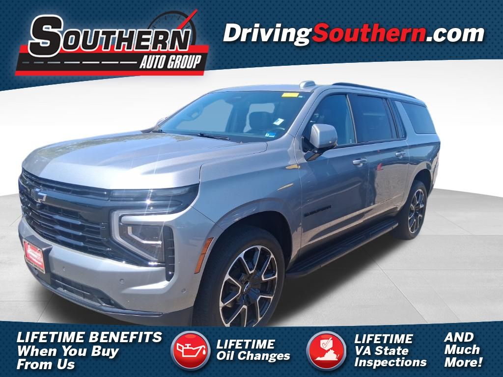 Sterling Gray Metallic 2025 Chevrolet Suburban SUV / Crossover Four-Wheel Drive