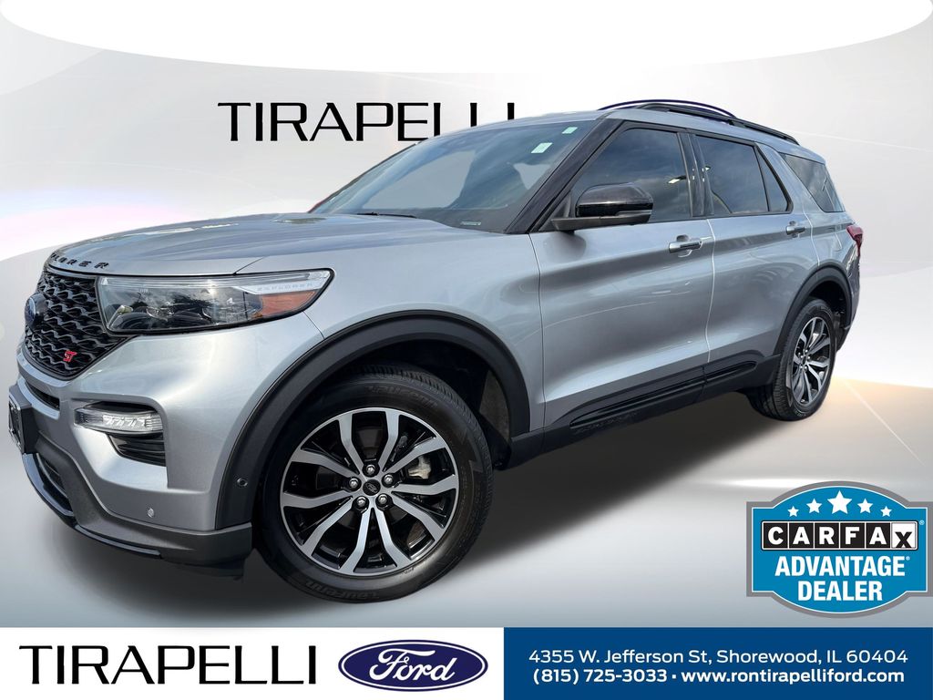Silver Metallic 2020 Ford Explorer SUV / Crossover All-Wheel Drive Automatic
