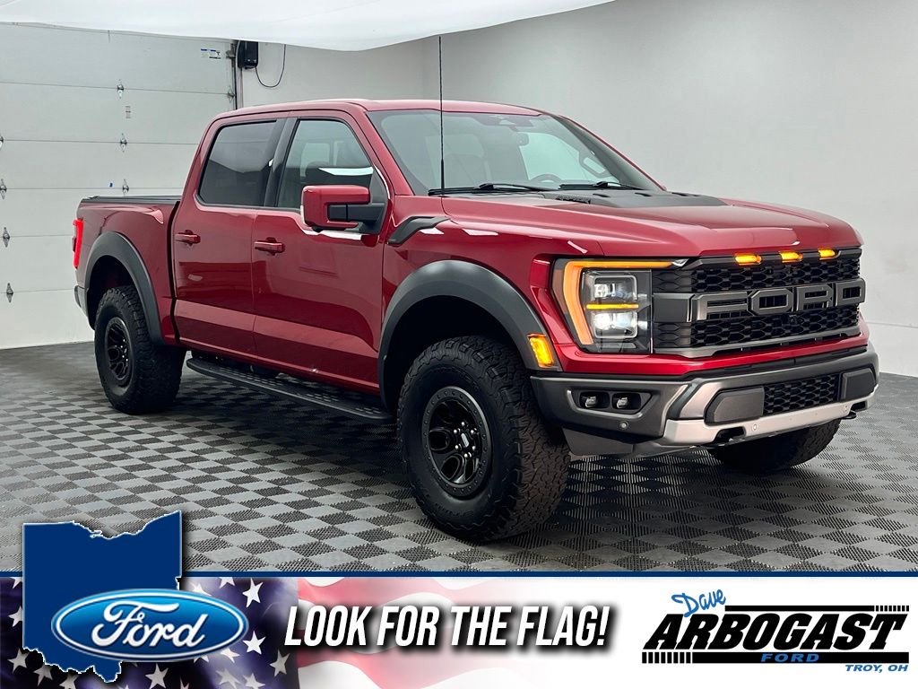 Red Metallic 2023 Ford F-150 Pickup Truck Four-Wheel Drive Automatic