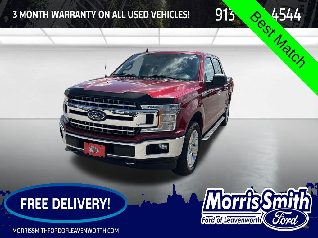 Ruby Red Metallic Tinted Clearcoat 2018 Ford F-150 Pickup Truck Four-Wheel Drive Automatic