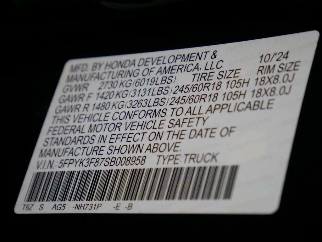 Thumbnail: 2025 Honda Ridgeline - 32