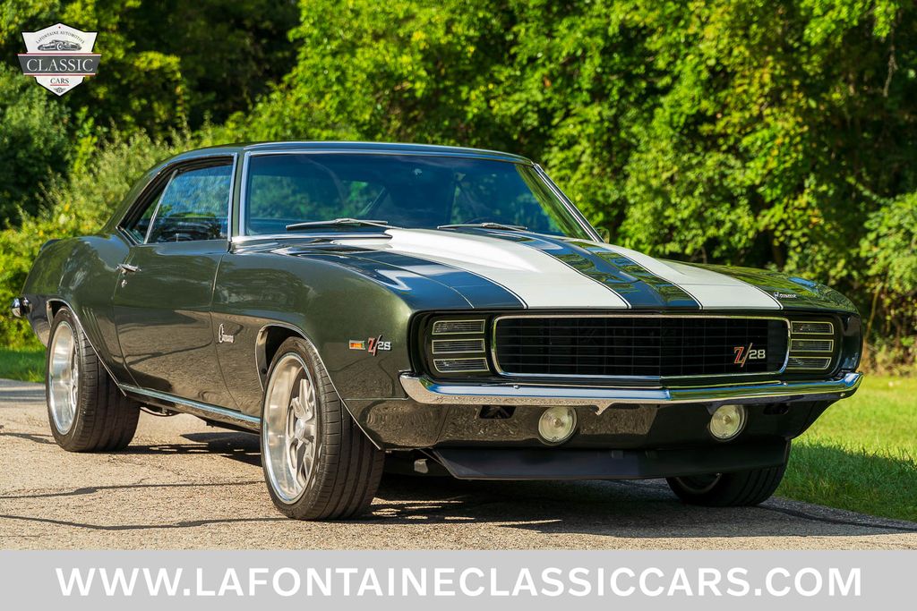 Green 1969 Chevrolet Camaro Coupe 5-Speed Manual