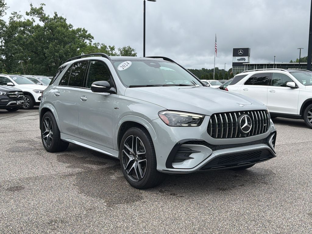 MANUFAKTUR Alpine Gray 2024 Mercedes-Benz GLE AMG GLE 53 4MATIC+ SUV / Crossover All-Wheel Drive 9-Speed Automatic