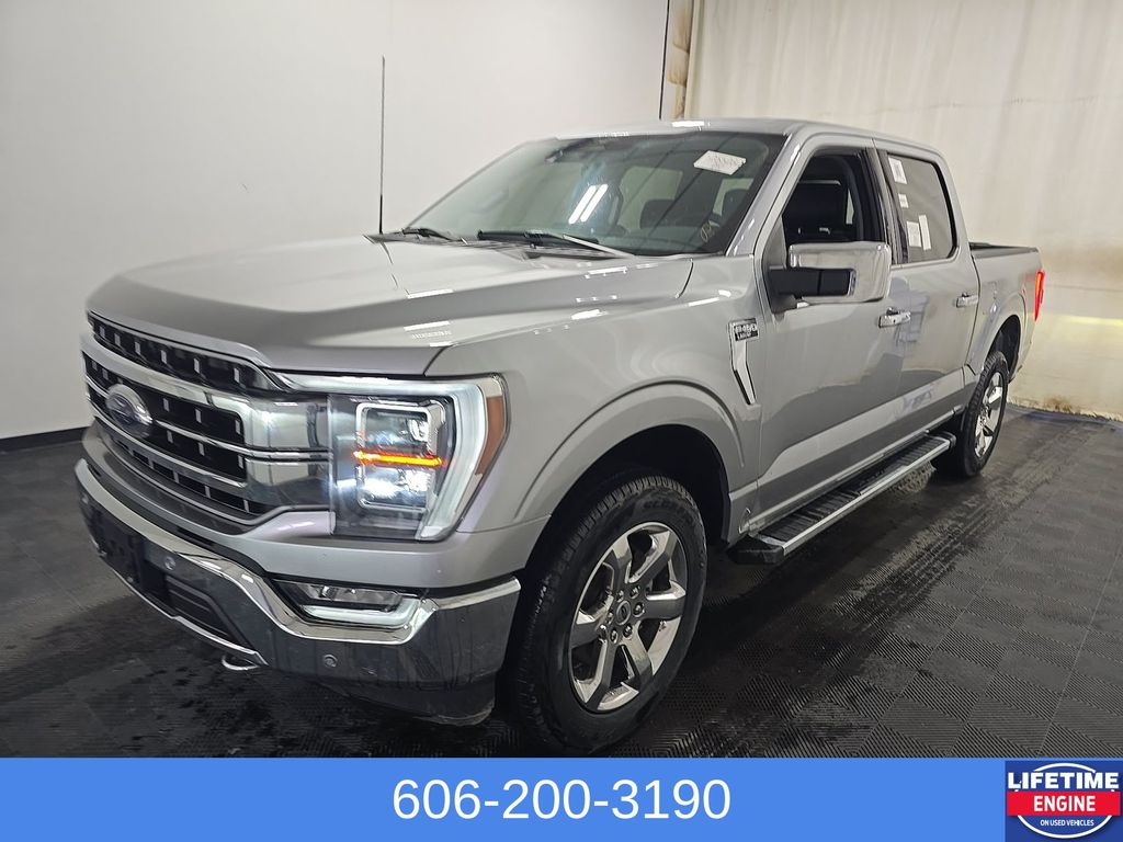 Iconic Silver Metallic 2023 Ford F-150 Pickup Truck Four-Wheel Drive Automatic
