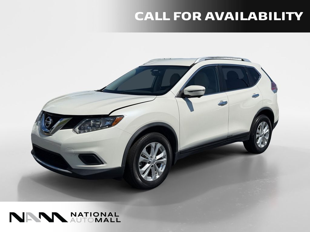 Pearl White 2016 Nissan Rogue SUV / Crossover Front-Wheel Drive Continuously Variable Transmission