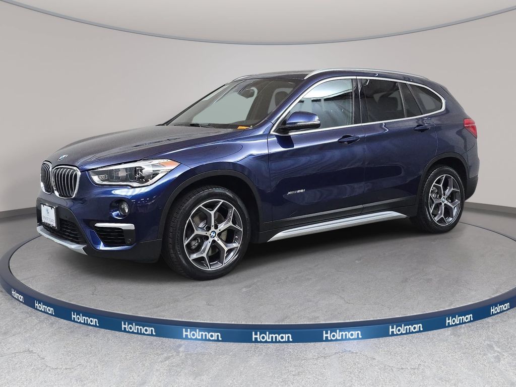 Blue Metallic 2018 BMW X1 SUV / Crossover All-Wheel Drive 8-Speed Automatic