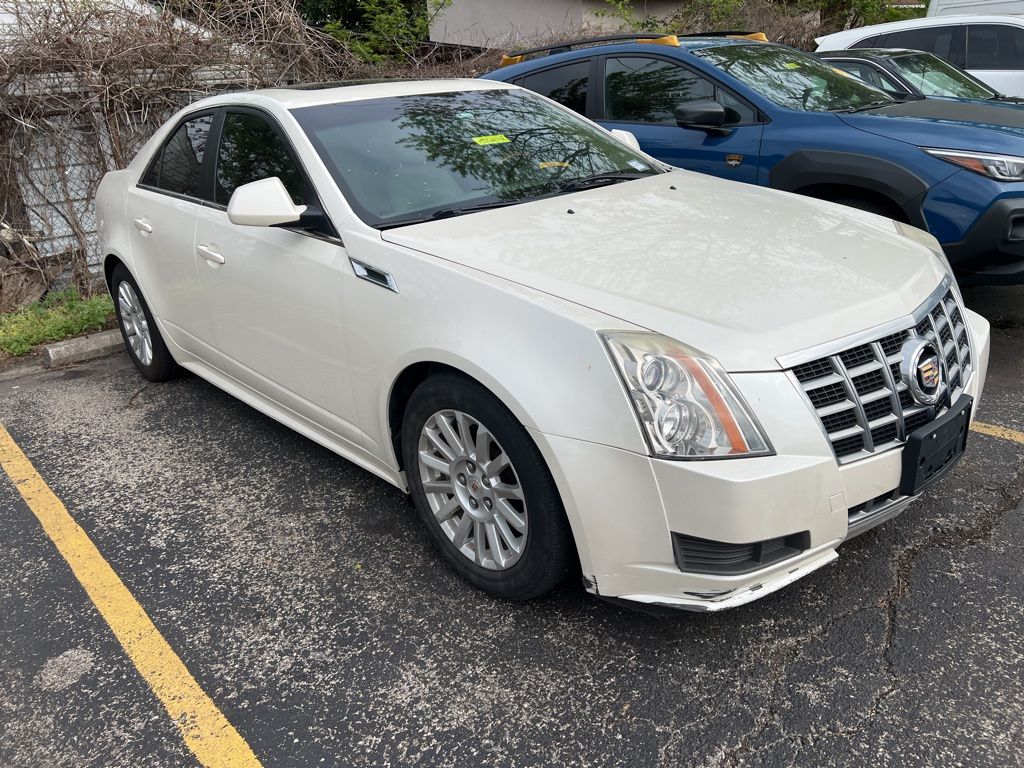 White Diamond Clearcoat 2013 Cadillac CTS 3.0L Luxury RWD Sedan Rear-Wheel Drive 6-Speed Automatic