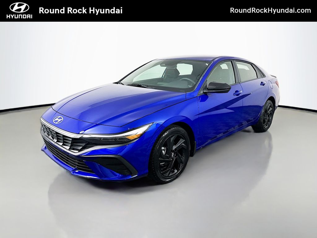 Intense Blue 2026 Hyundai Elantra Sedan Front-Wheel Drive Continuously Variable Transmission