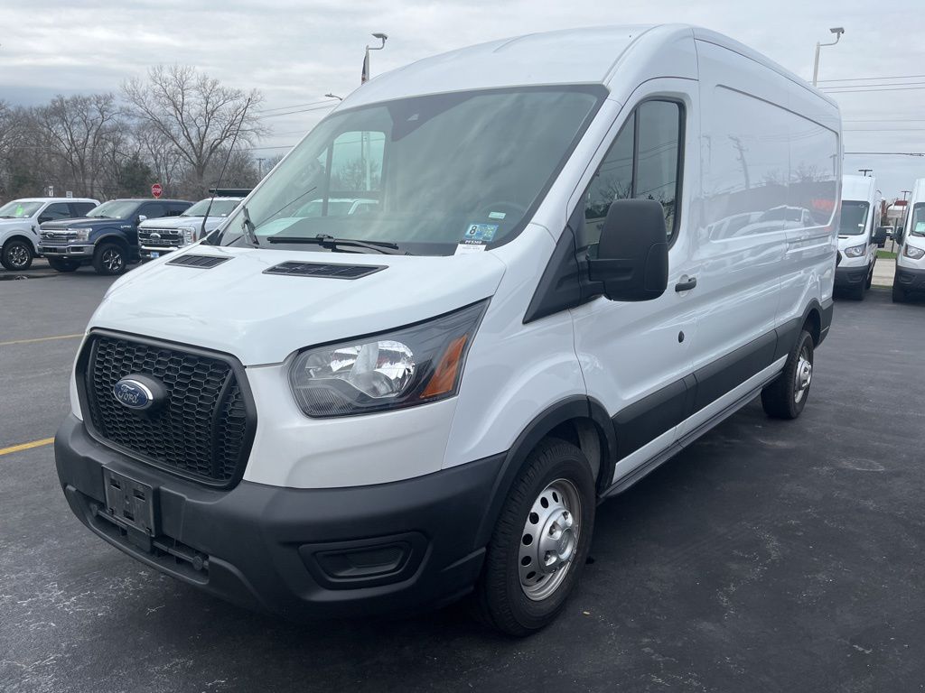 Oxford White 2023 Ford Transit Cargo 250 Medium Roof AWD Van All-Wheel Drive
