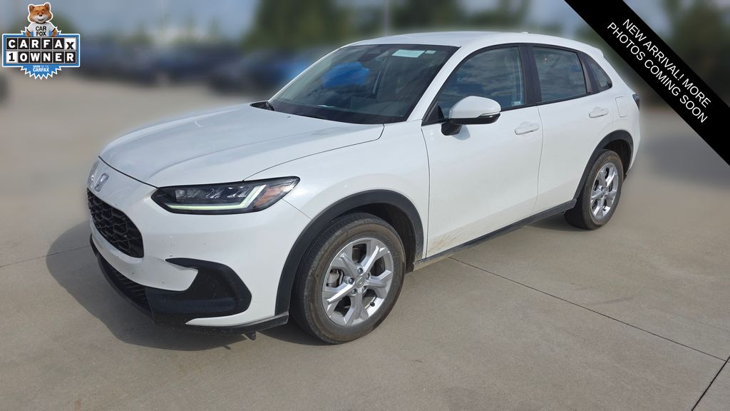 Platinum White Pearl 2024 Honda HR-V SUV / Crossover Front-Wheel Drive Continuously Variable Transmission