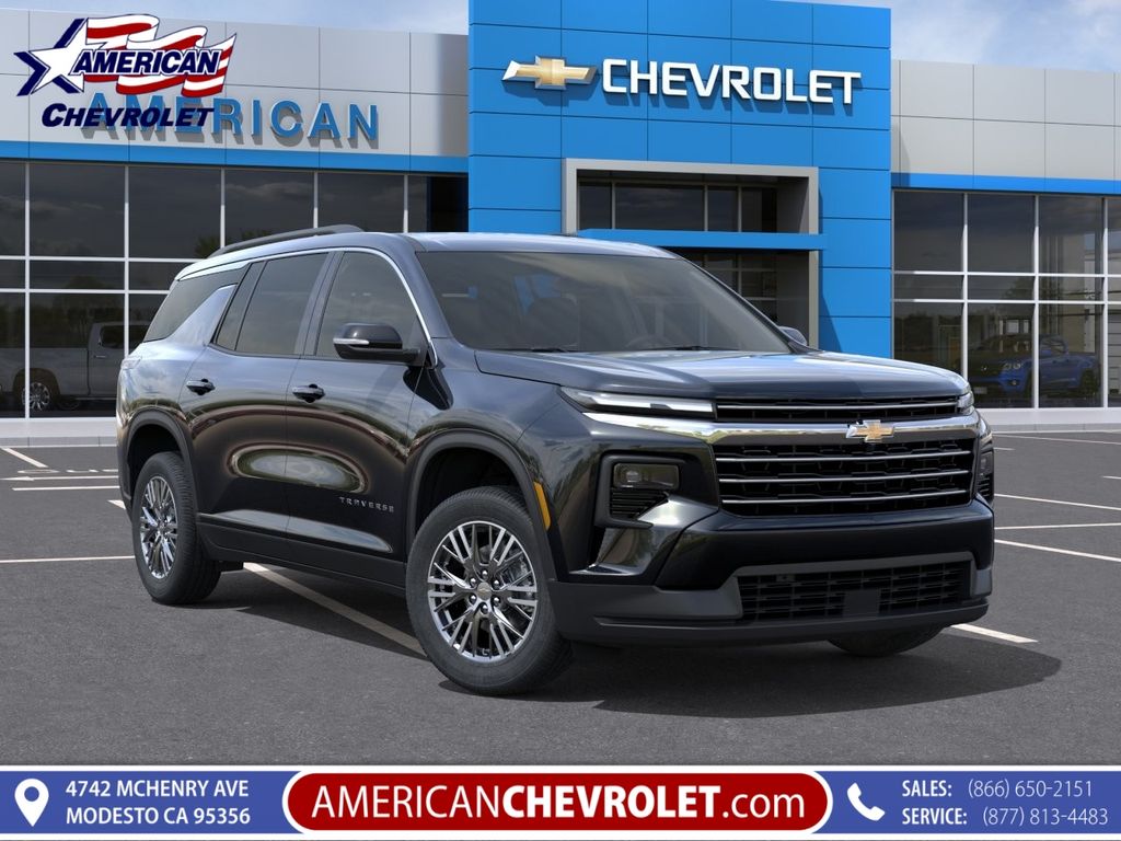 Black 2026 Chevrolet Traverse SUV / Crossover Front-Wheel Drive 8-Speed Automatic