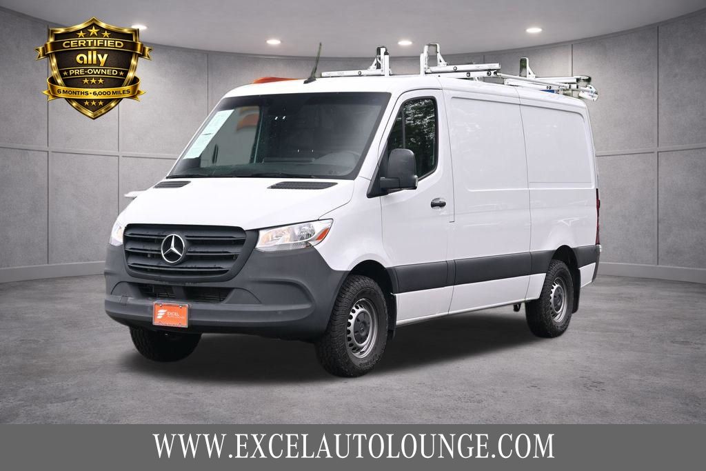 White 2023 Mercedes-Benz Sprinter Cargo Van Rear-Wheel Drive 9-Speed Automatic