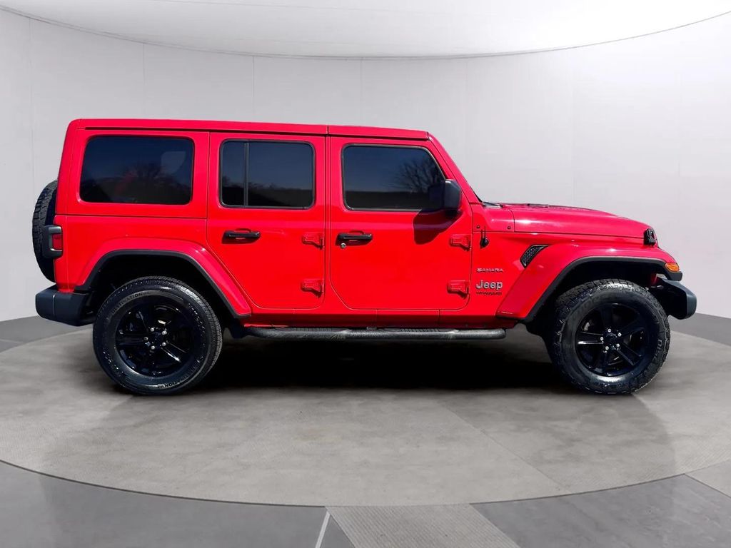 Pre-Owned 2021 Jeep Wrangler Unlimited Sahara 4D Sport Utility in