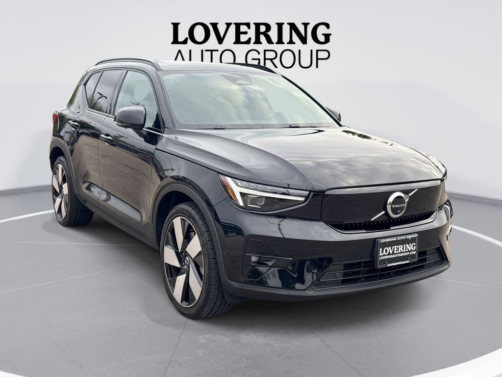 Onyx Black Metallic 2023 Volvo XC40 Recharge Twin Ultimate eAWD SUV / Crossover All-Wheel Drive 1-Speed Automatic
