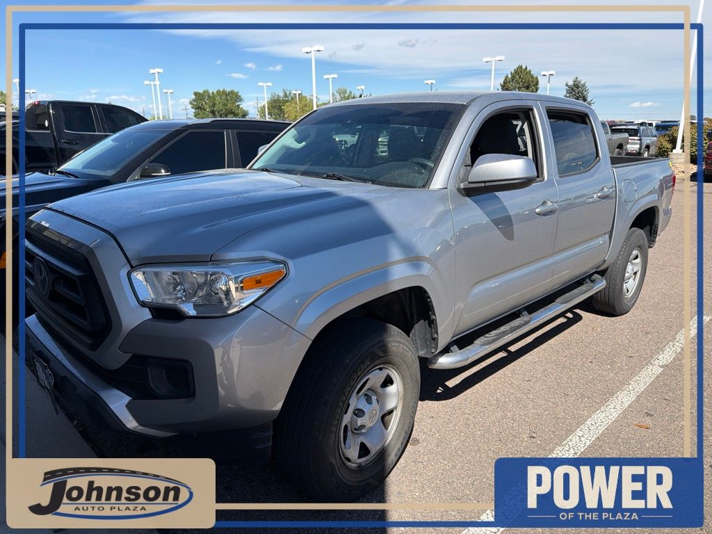 Silver Sky Metallic 2020 Toyota Tacoma Pickup Truck Four-Wheel Drive 6-Speed Automatic