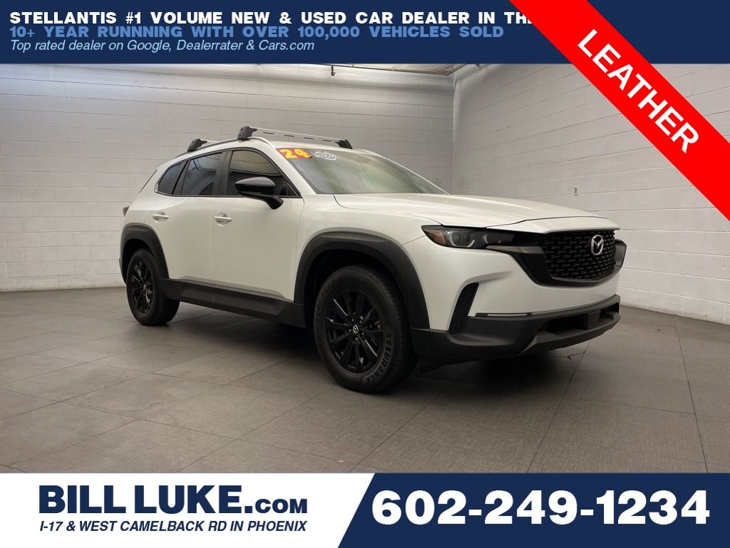 White (Wind Chill Pearl) 2024 Mazda CX-50 2.5 S Preferred AWD SUV / Crossover All-Wheel Drive 6-Speed Automatic