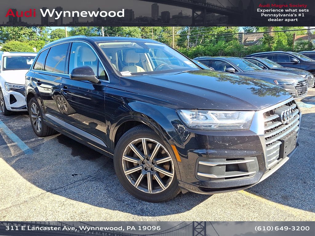 Orca Black Metallic 2018 Audi Q7 SUV / Crossover  8-Speed Automatic