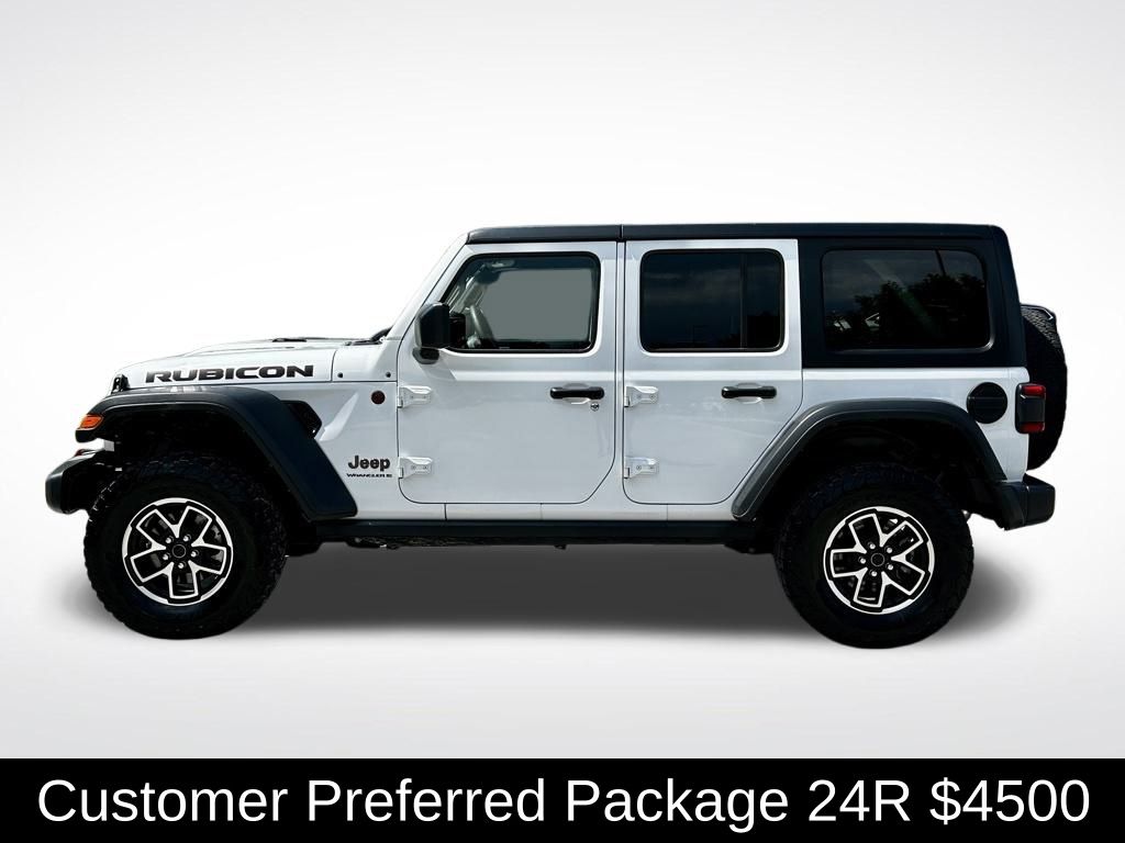 Used 2024 Jeep Wrangler 4-Door Rubicon with VIN 1C4PJXFG3RW259861 for sale in Miami, FL