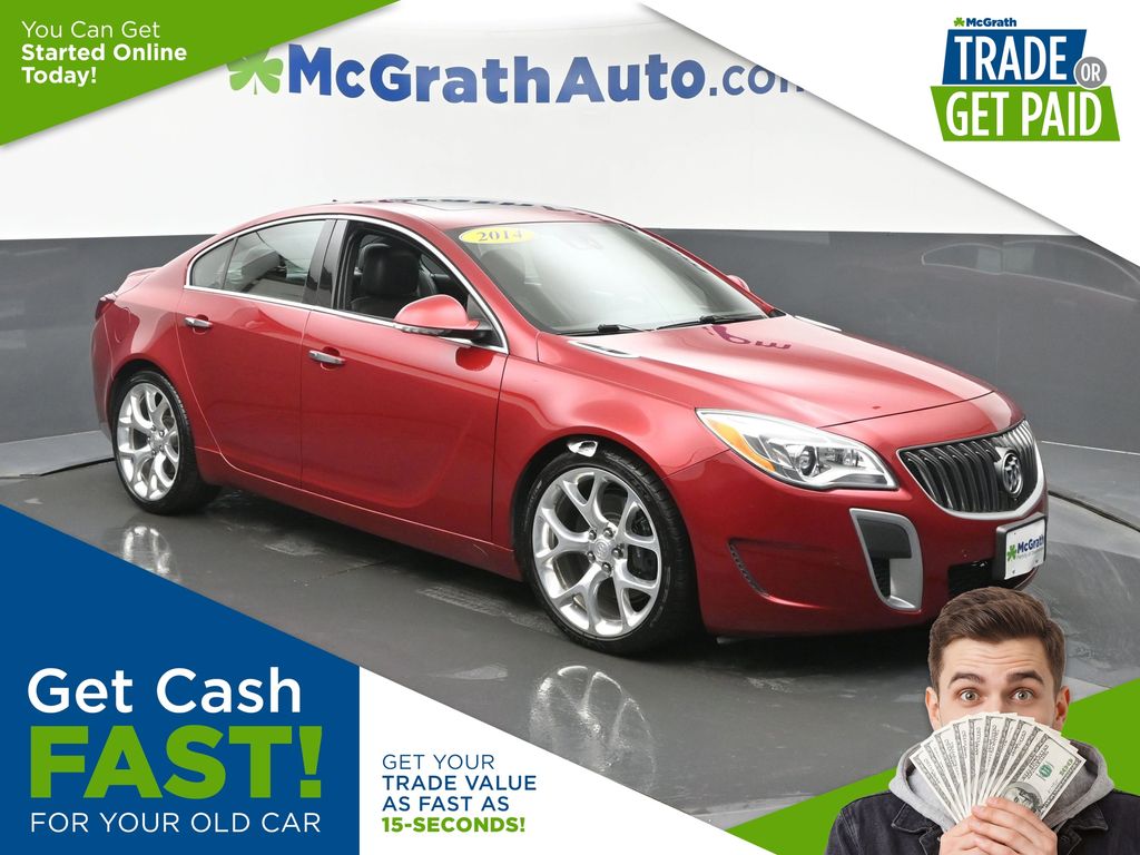 Crystal Red Tintcoat 2014 Buick Regal GS Sedan AWD Sedan All-Wheel Drive 6-Speed Automatic